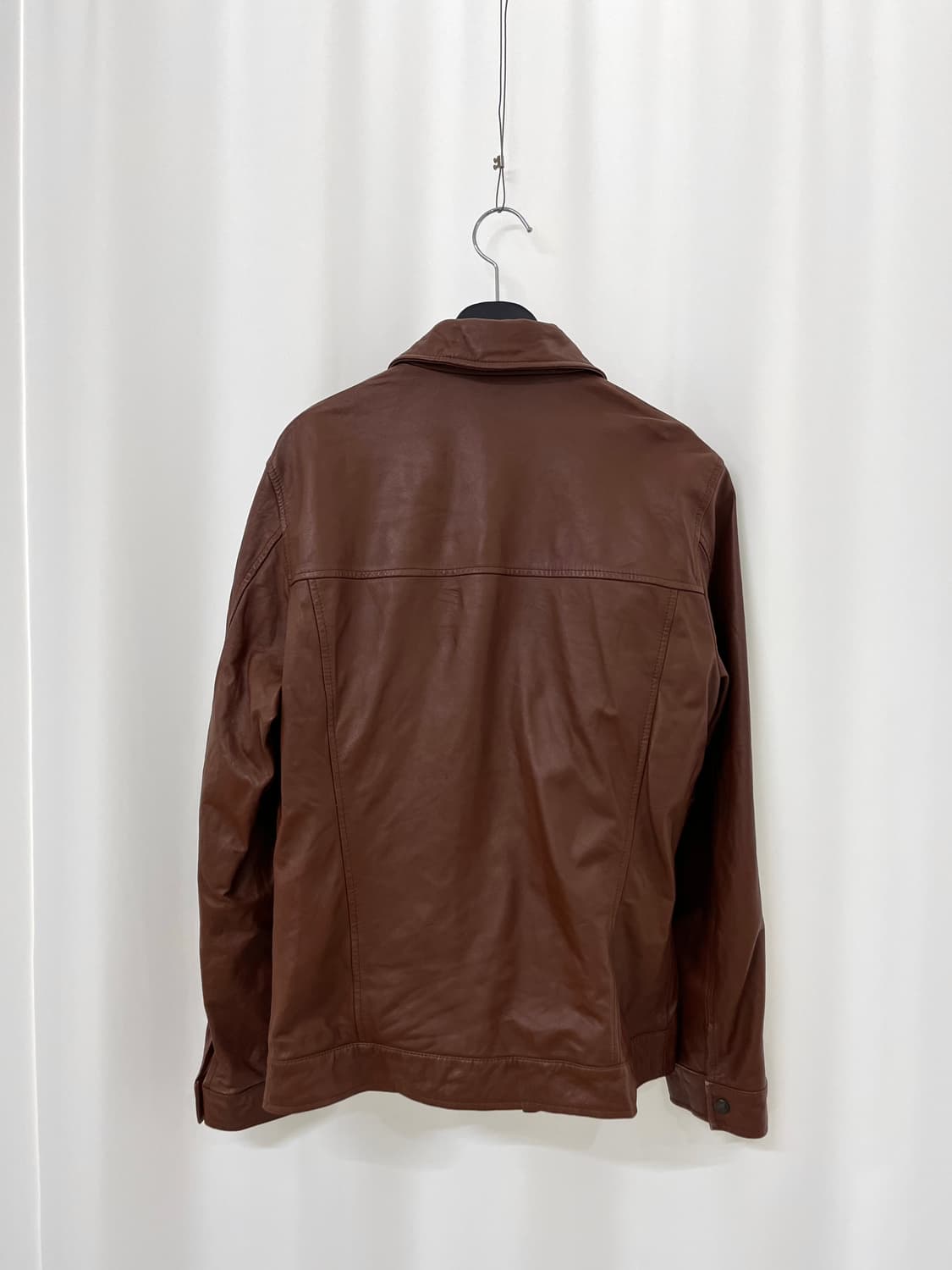 piccini lampo zipper leather jacket 상품이미지5