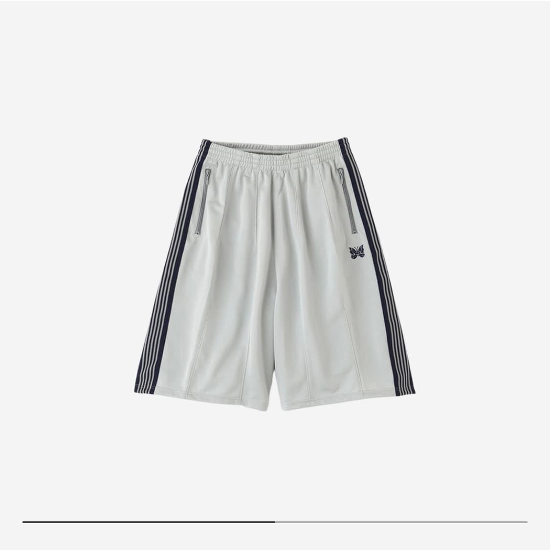 니들스 x LHP 트랙 쇼츠 폴리 스무스 그레이 상품이미지1