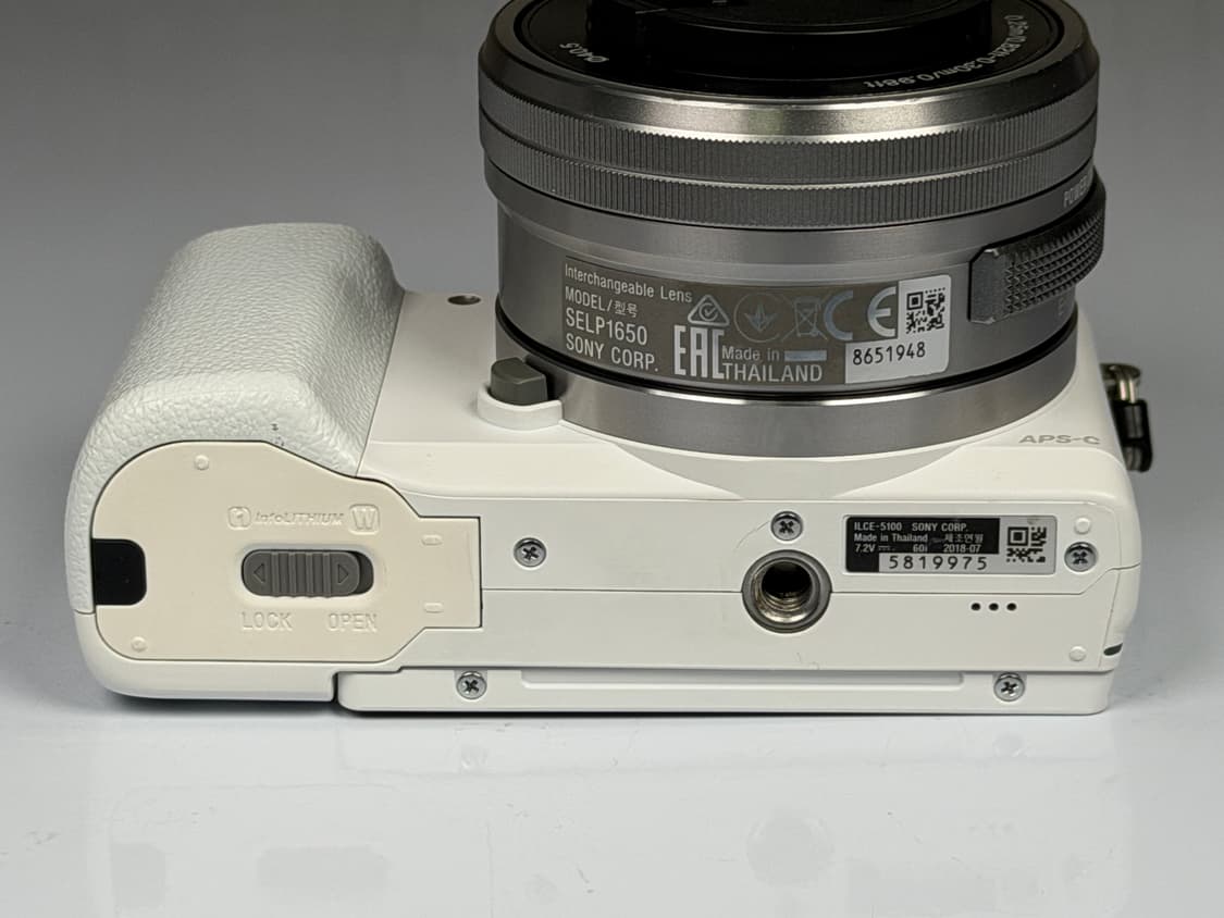 소니 A5100 미러리스 카메라 화이트 상품이미지5