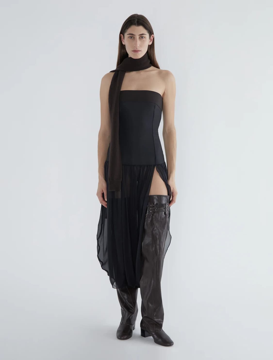 팔로마울 No 2716 Moix 머플러 브라운 상품이미지2