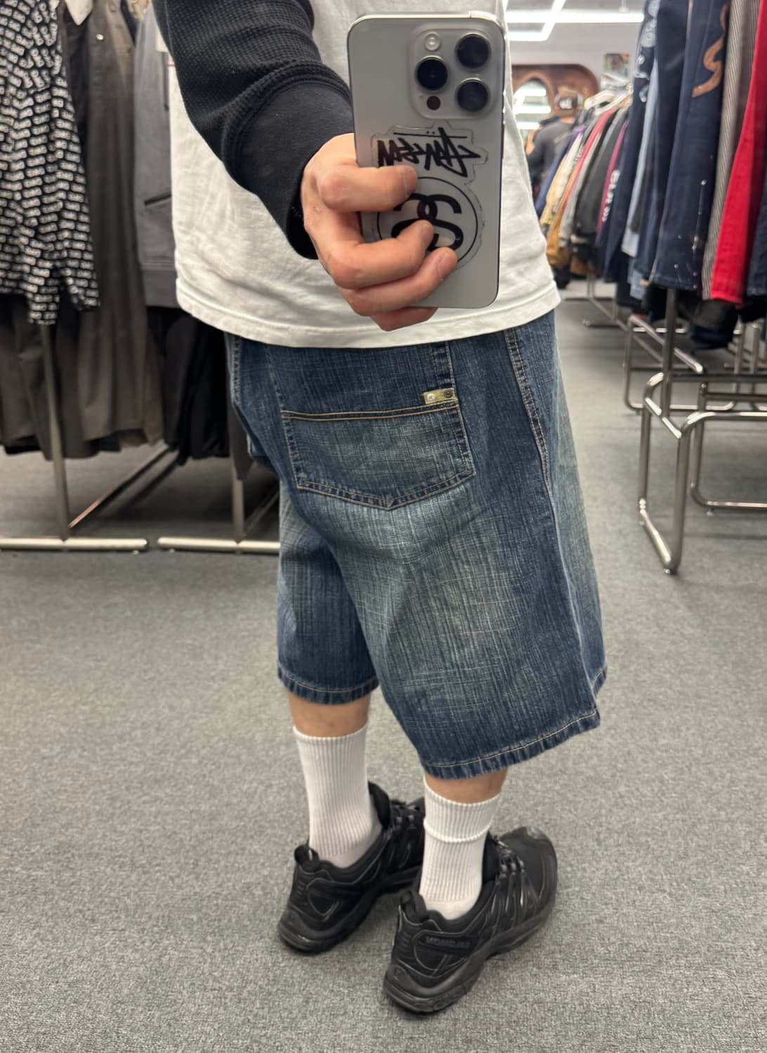 38)South Pole 빈티지 버뮤다 데님 팬츠 상품이미지2