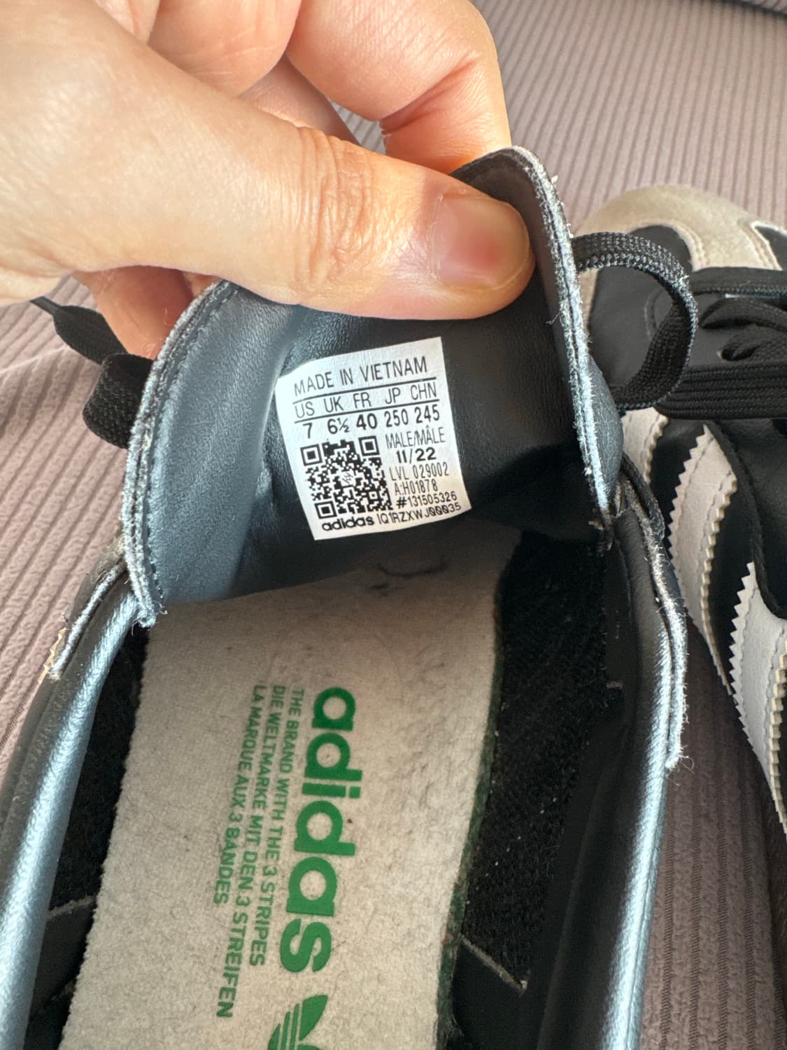 아디다스 삼바og 블랙 245 상품이미지5