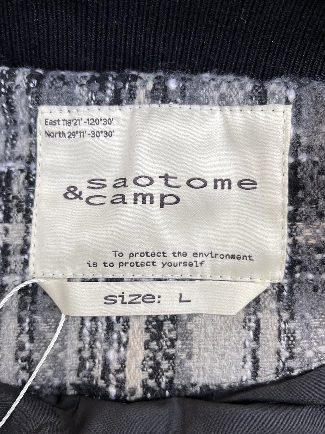 Saotome & Camp 트위드 울 봄버 자켓 상품이미지8