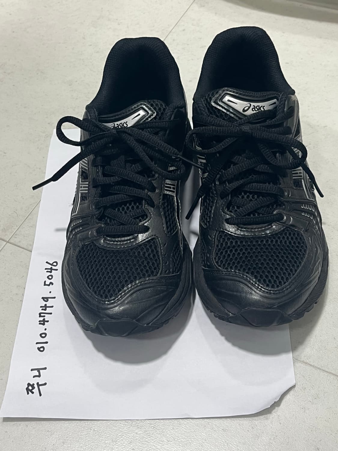 아식스 젤 카야노 14 블랙 퓨어 실버 250 상품이미지6