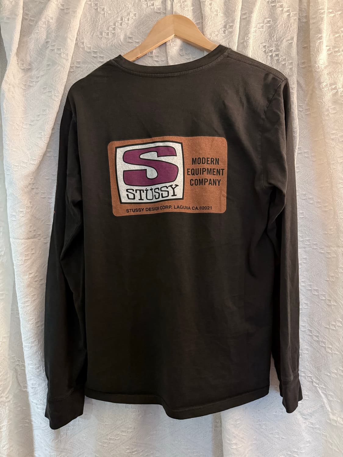 Stussy EQUIPMENT COMPANY PIGMENT DYED LS 상품이미지2