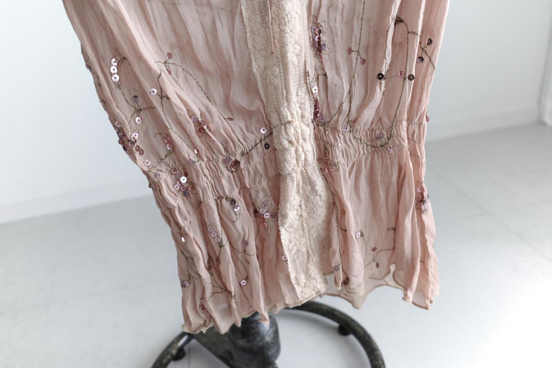 see-through sequin blouse 상품이미지4