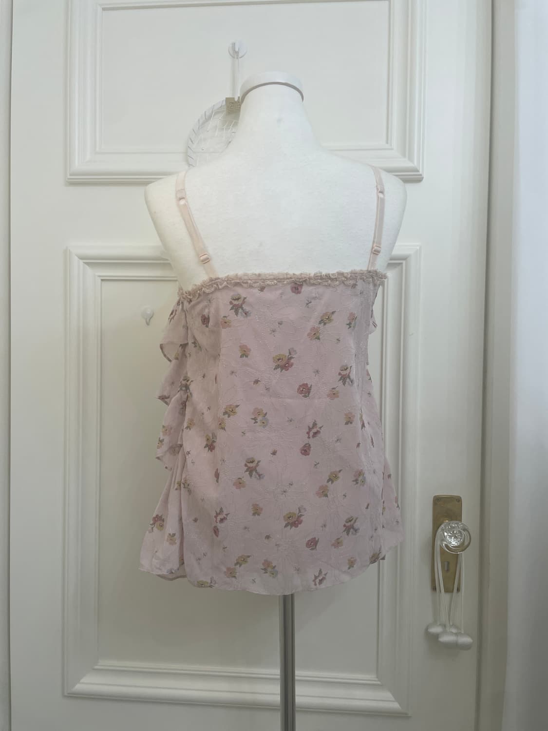 indi pink flower print ruffle sleeveless 상품이미지3