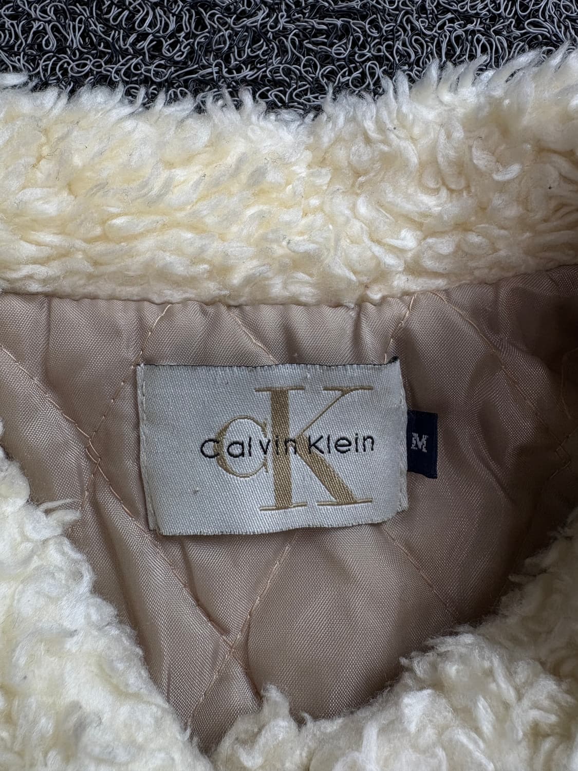 00s 캘빈클라인 올드스쿨 쉐르파 트러커 데님 자켓 2140 상품이미지4