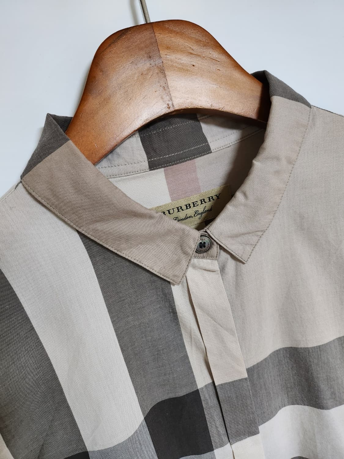S 버버리 브릿 하우스 체크 코튼 셔츠 3976480 상품이미지2