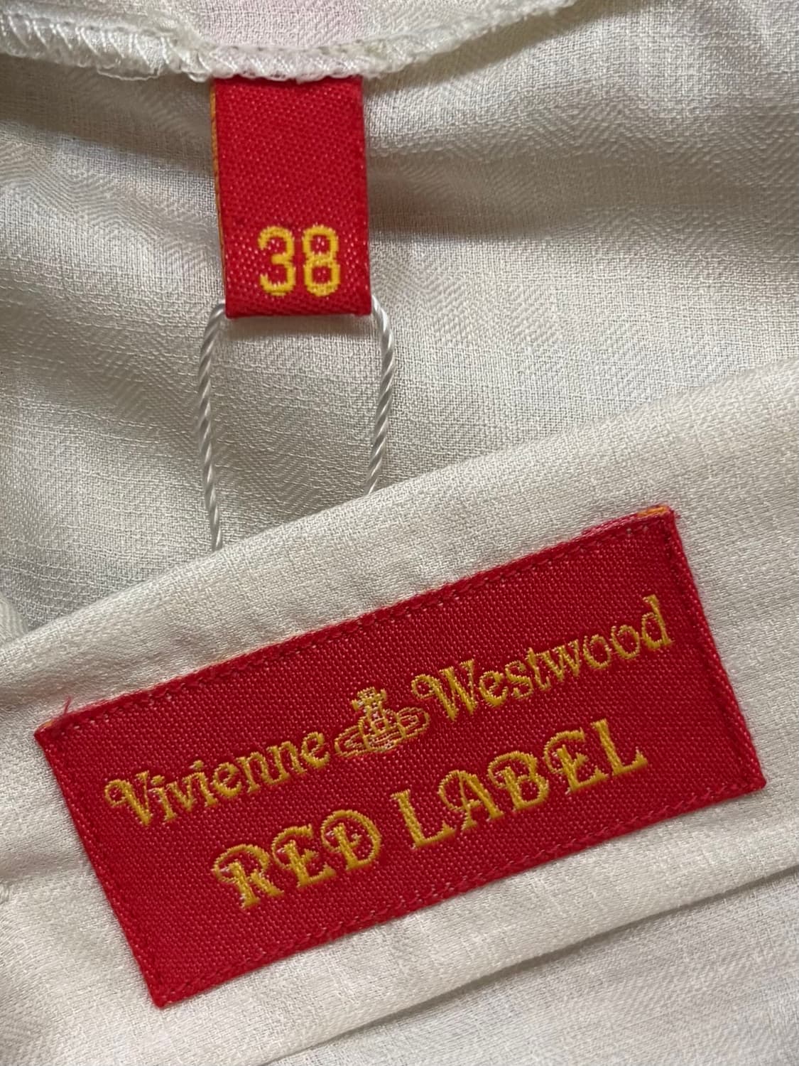 비비안웨스트우드 레드라벨 아이보리 블라우스 상품이미지5