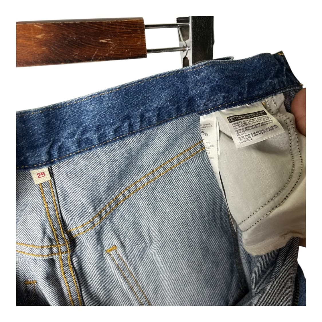 [Levi's] 리바이스 오렌지탭 집업 데님 스커트 상품이미지6