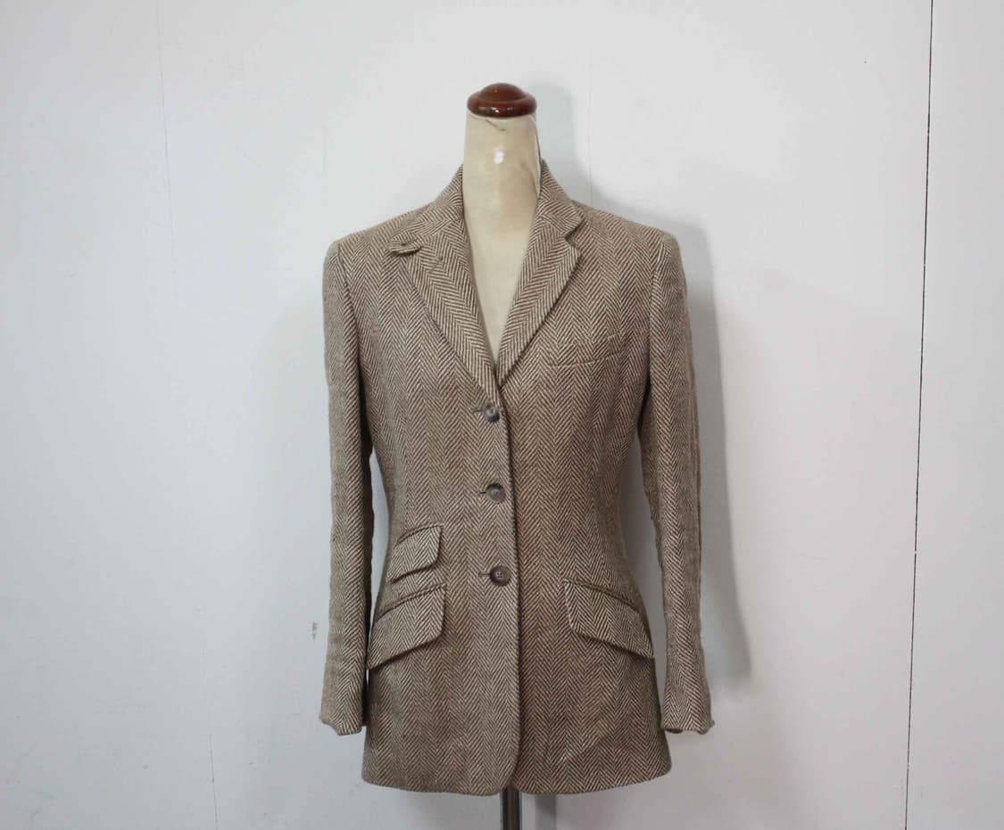 W-3854/폴로 정품 여성용 헤링본 자켓 2 상품이미지1