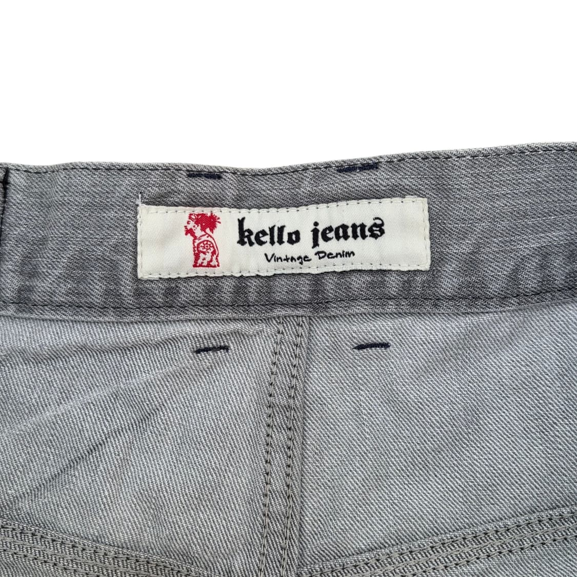 Kello jeans 켈로 진스 빈티지 그레이 스트레이트 데님  상품이미지4