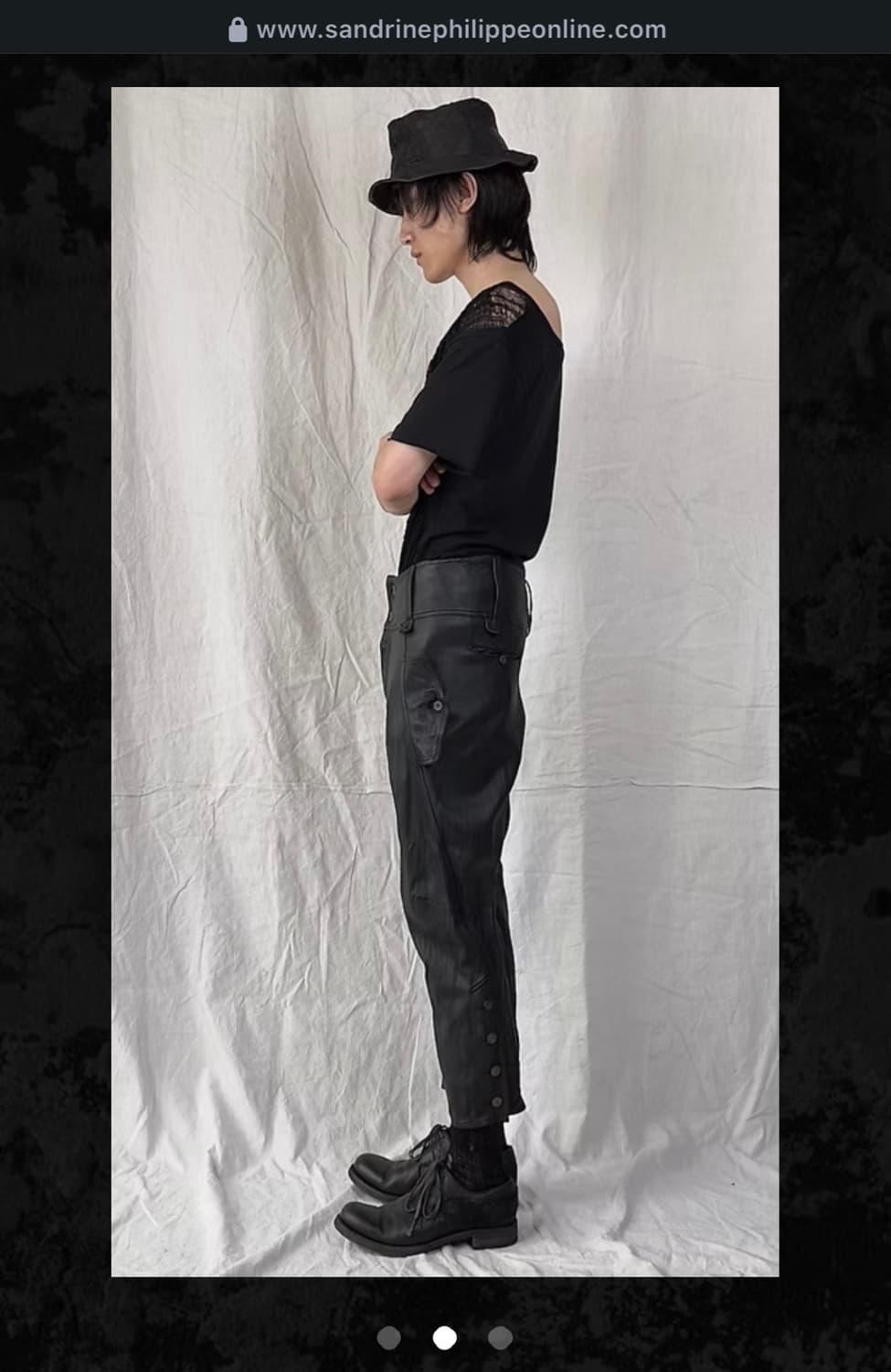 Old Shape Trousers Buttoned Legs Detail 상품이미지7