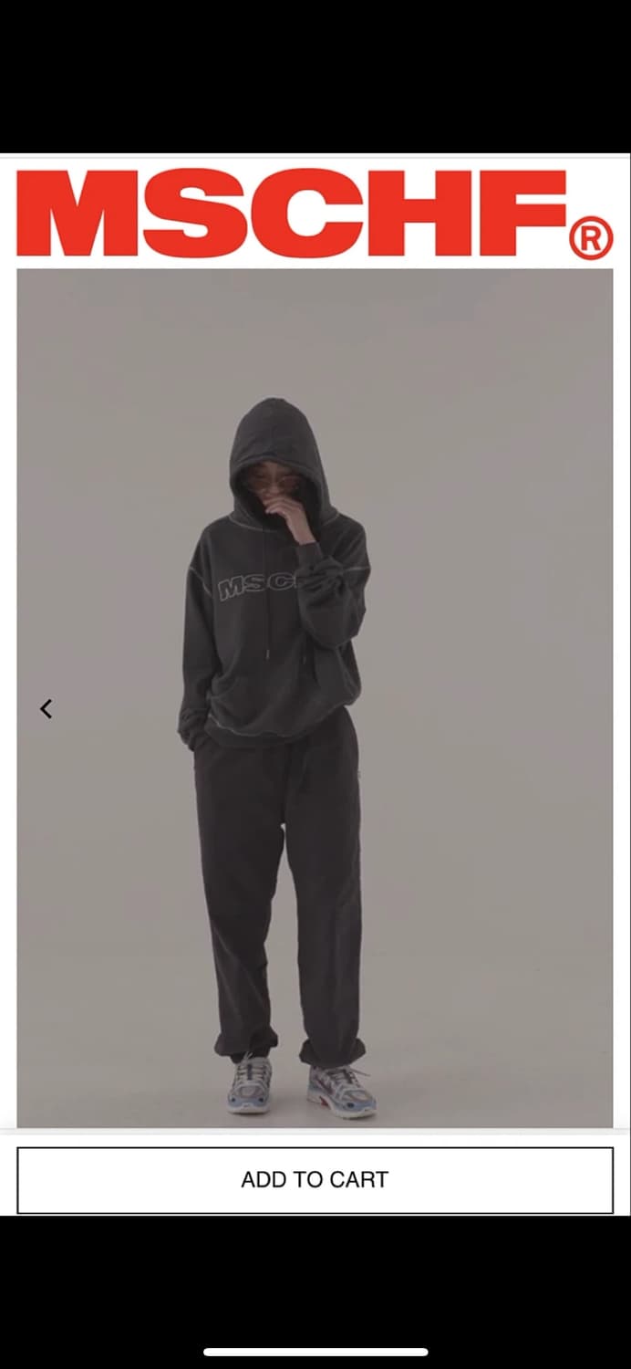 미스치프 MSCHF 워시드 후드티 상품이미지2