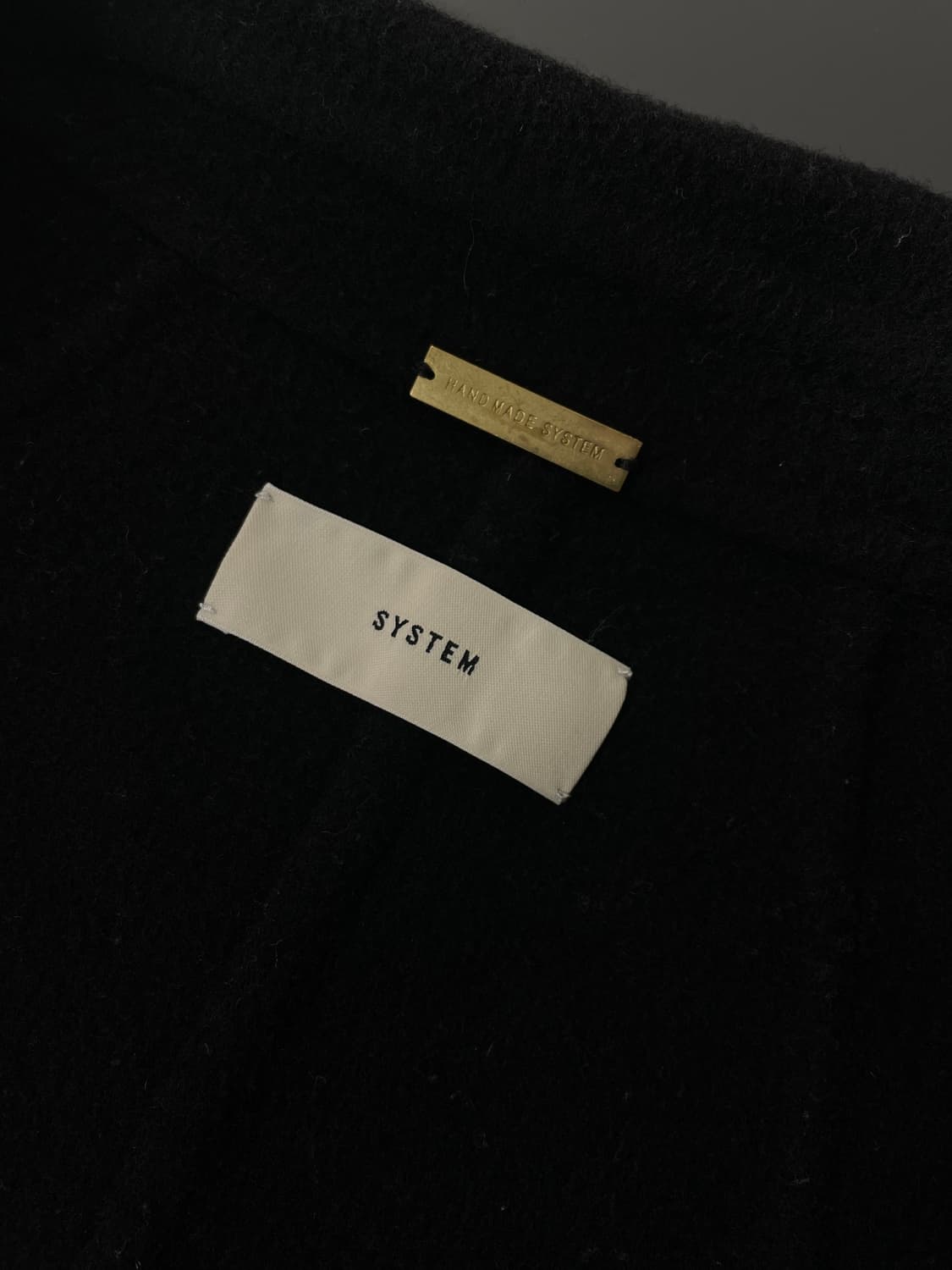 [S] 한섬 시스템 오버 핏 하프 코트 상품이미지7