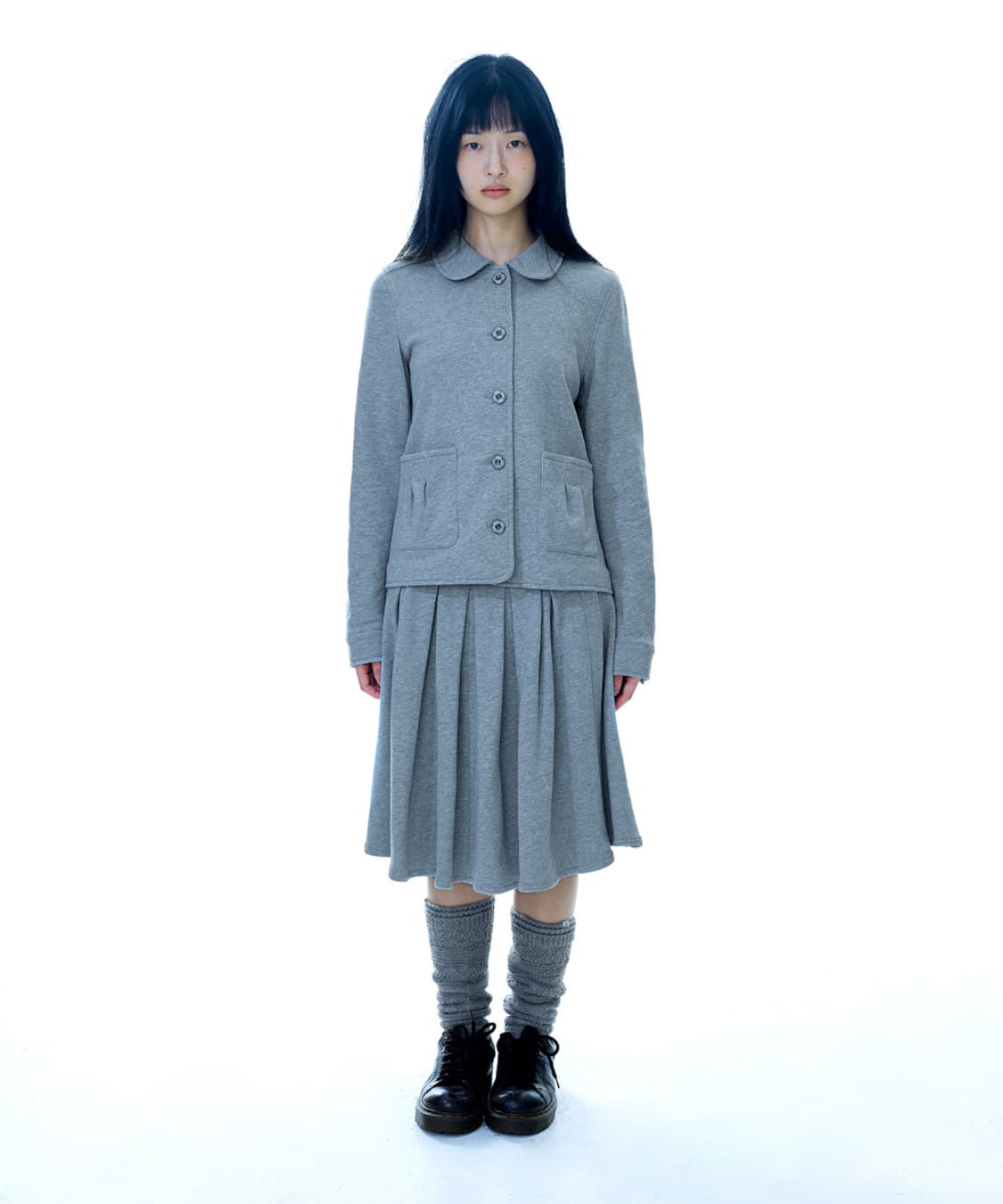 코이세이오 cozy sweat grey 셋업 상품이미지1