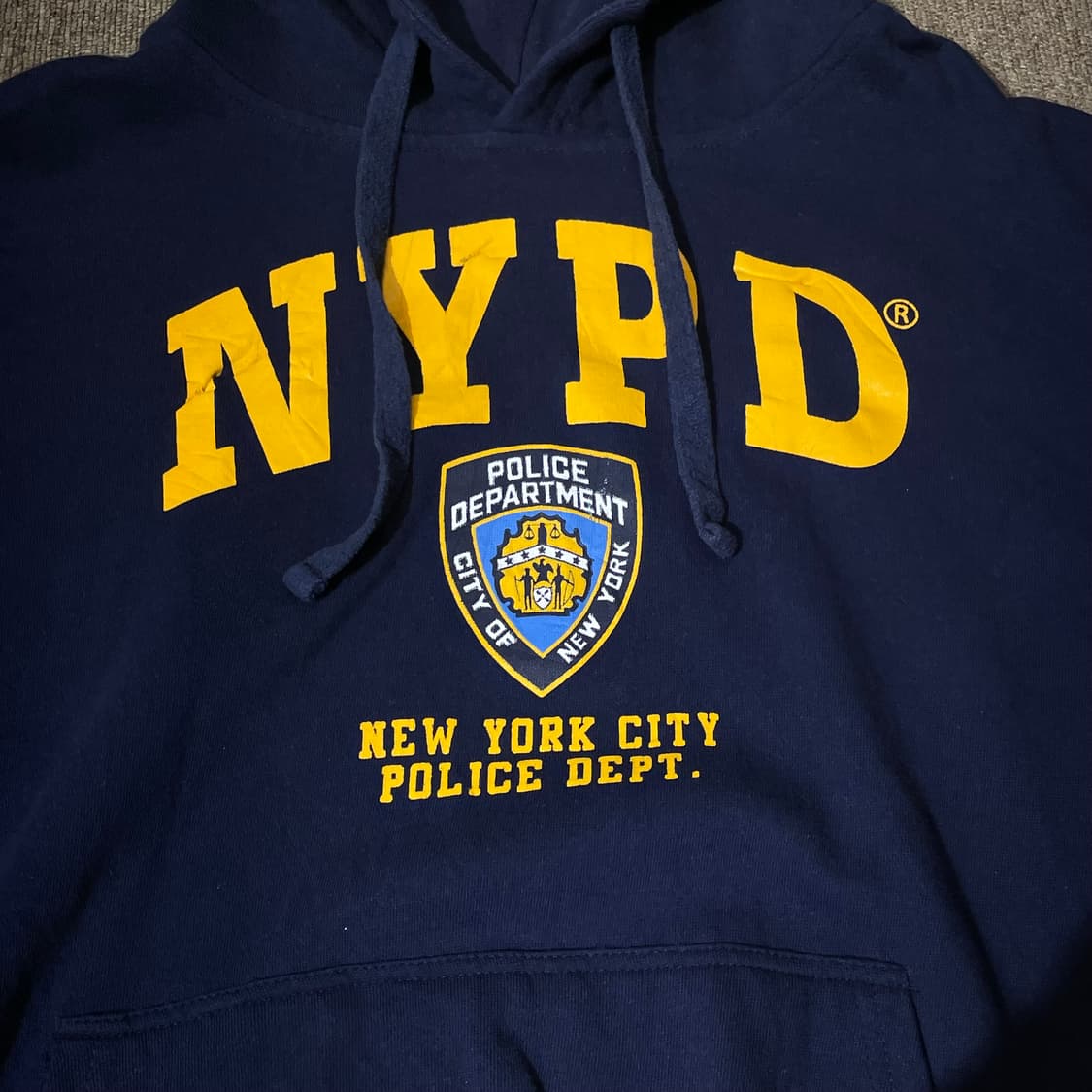  (2XL) USA NYPD 뉴욕 경찰 후드티  상품이미지3