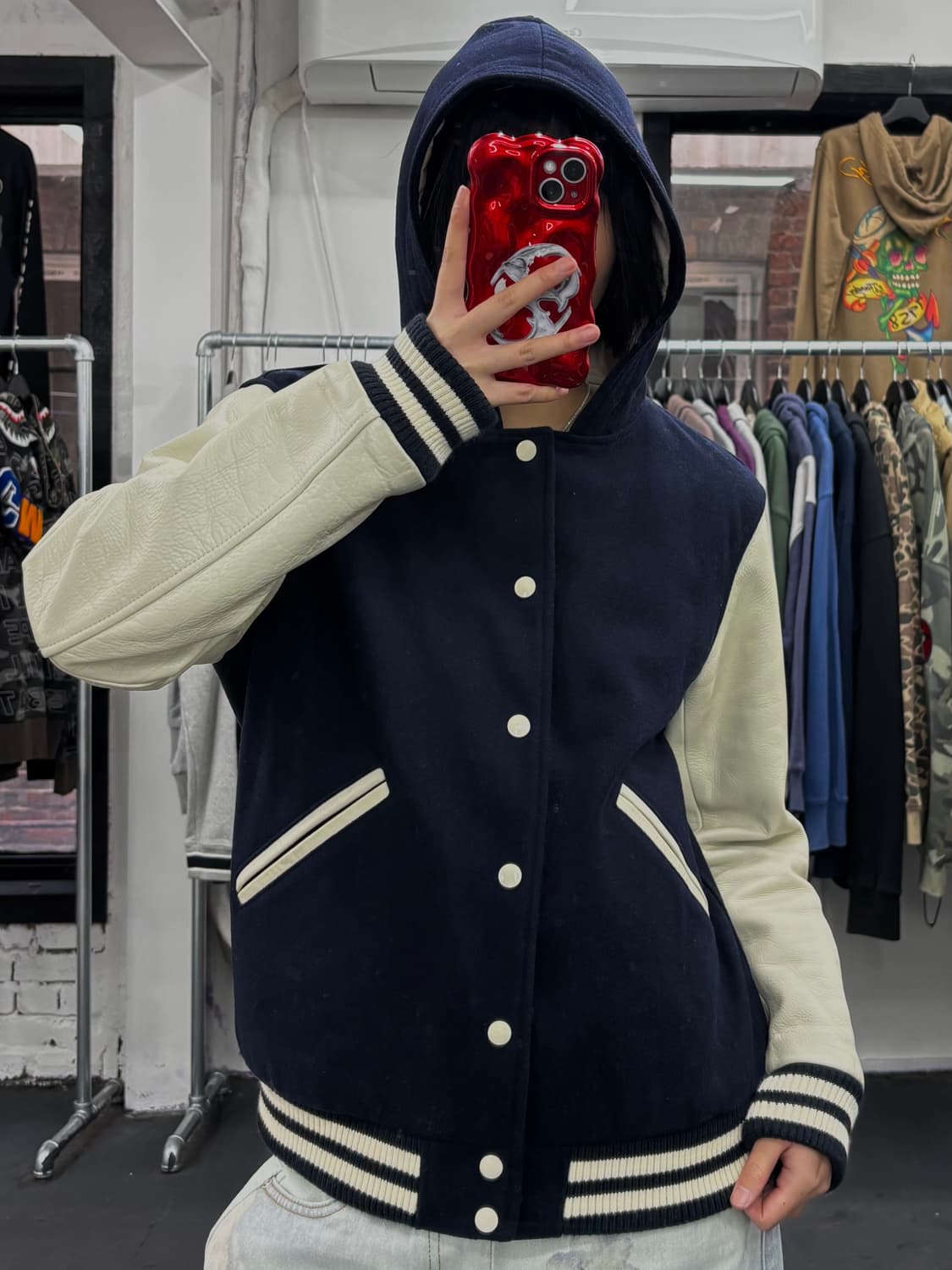 프릭스 스토어 후드 바시티 자켓 상품이미지4