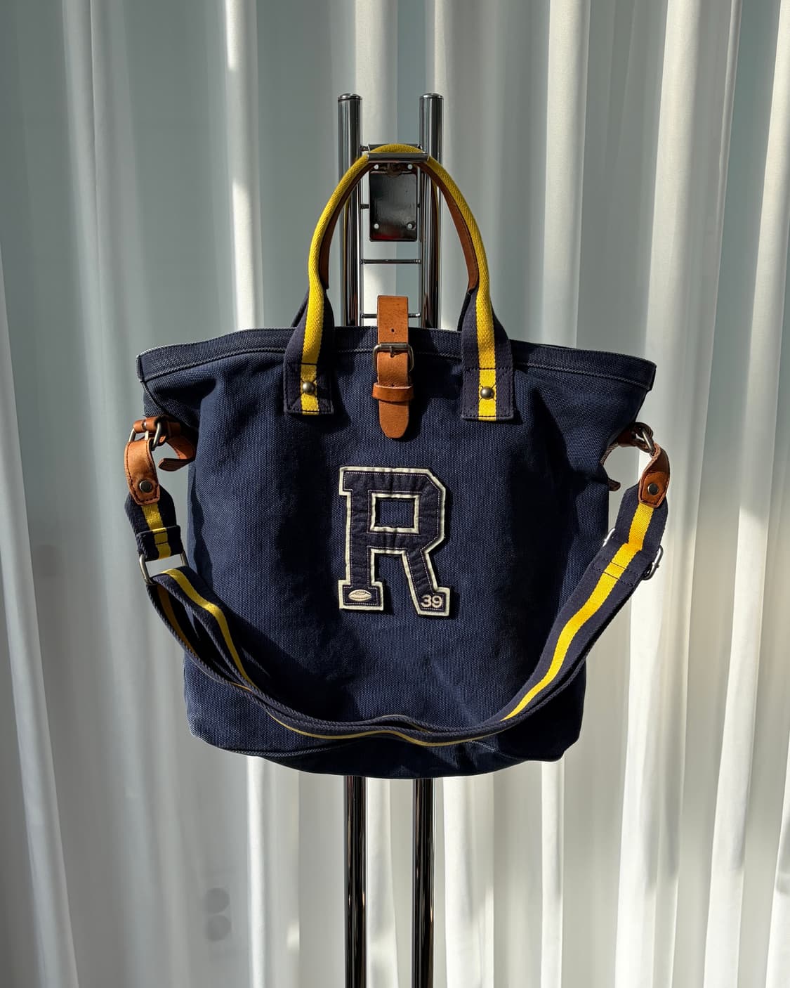 폴로 랄프로렌 럭비 빈티지 캔버스 토트백 상품이미지4