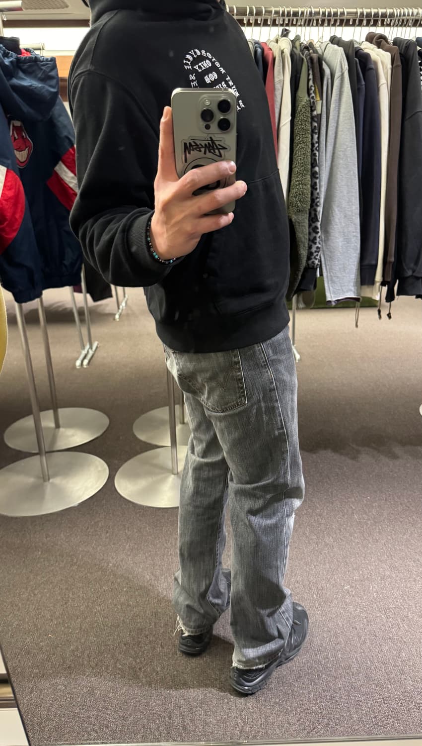 31)에드윈 빈티지 흑청 데님팬츠 상품이미지1