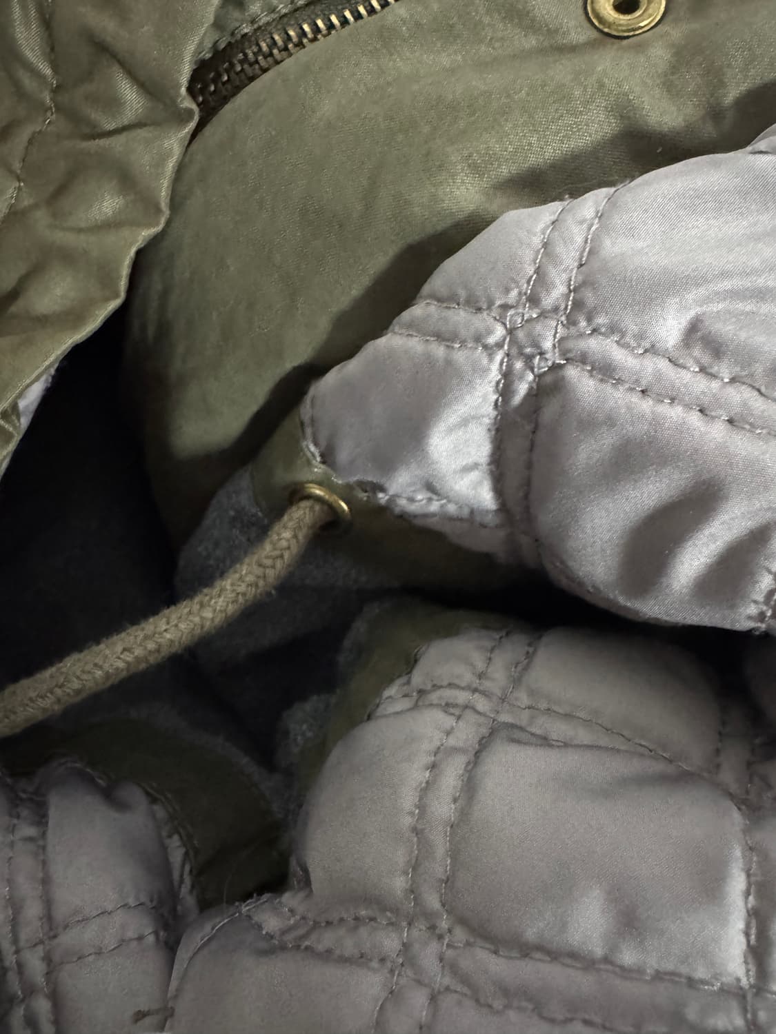 여성 자라 ZARA 밀리터리 후드 야상 점퍼 S 상품이미지5