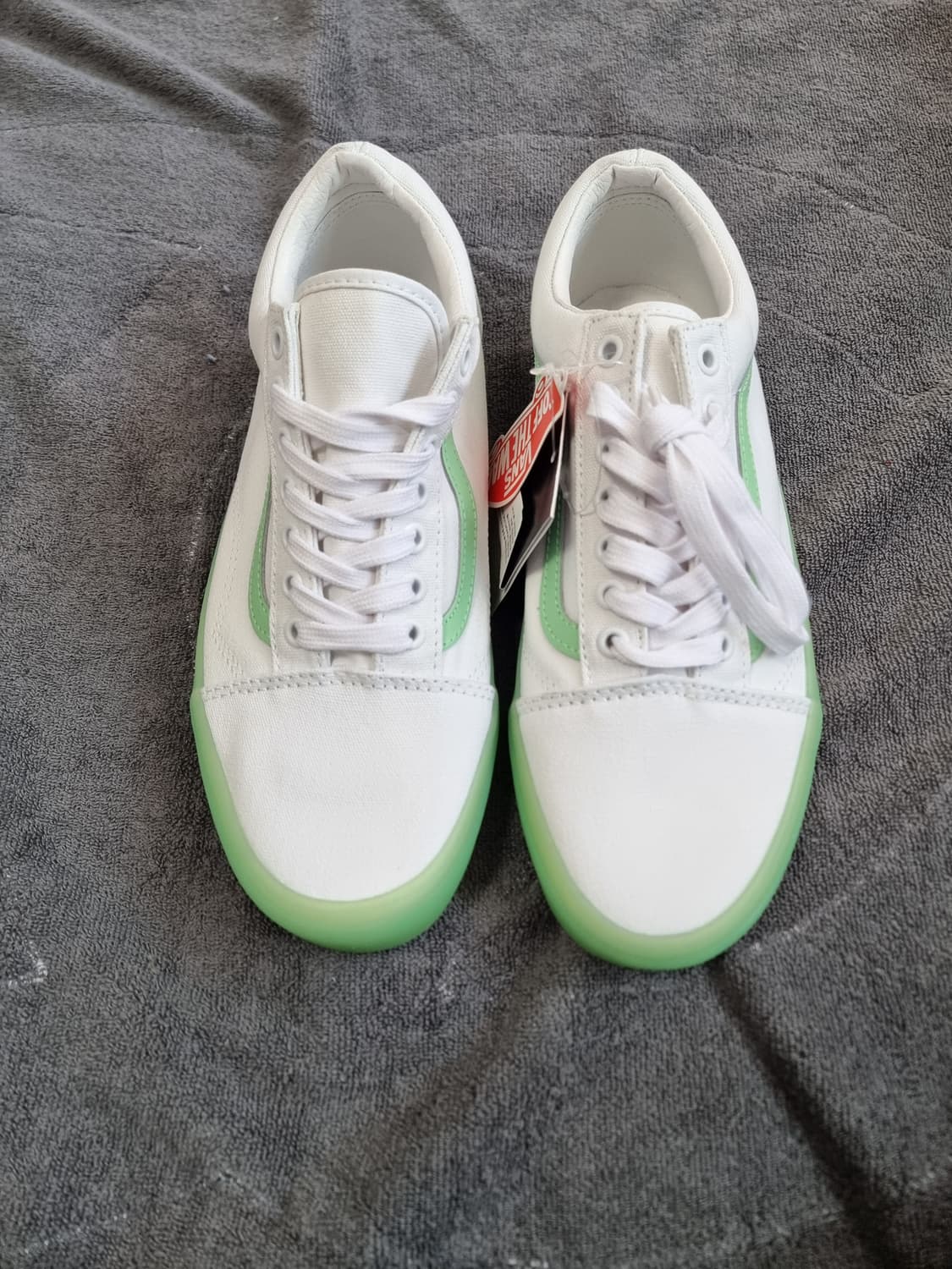 반스 올드스쿨 화이트/클리어솔275 상품이미지1