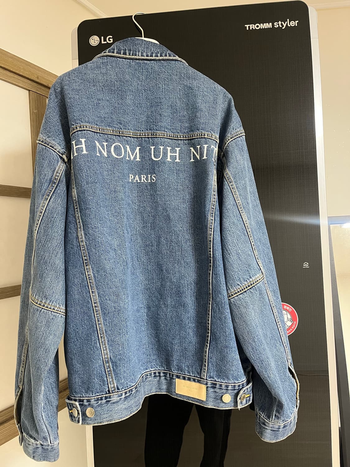 이놈어닛 데님 루즈핏 청자켓L 상품이미지2