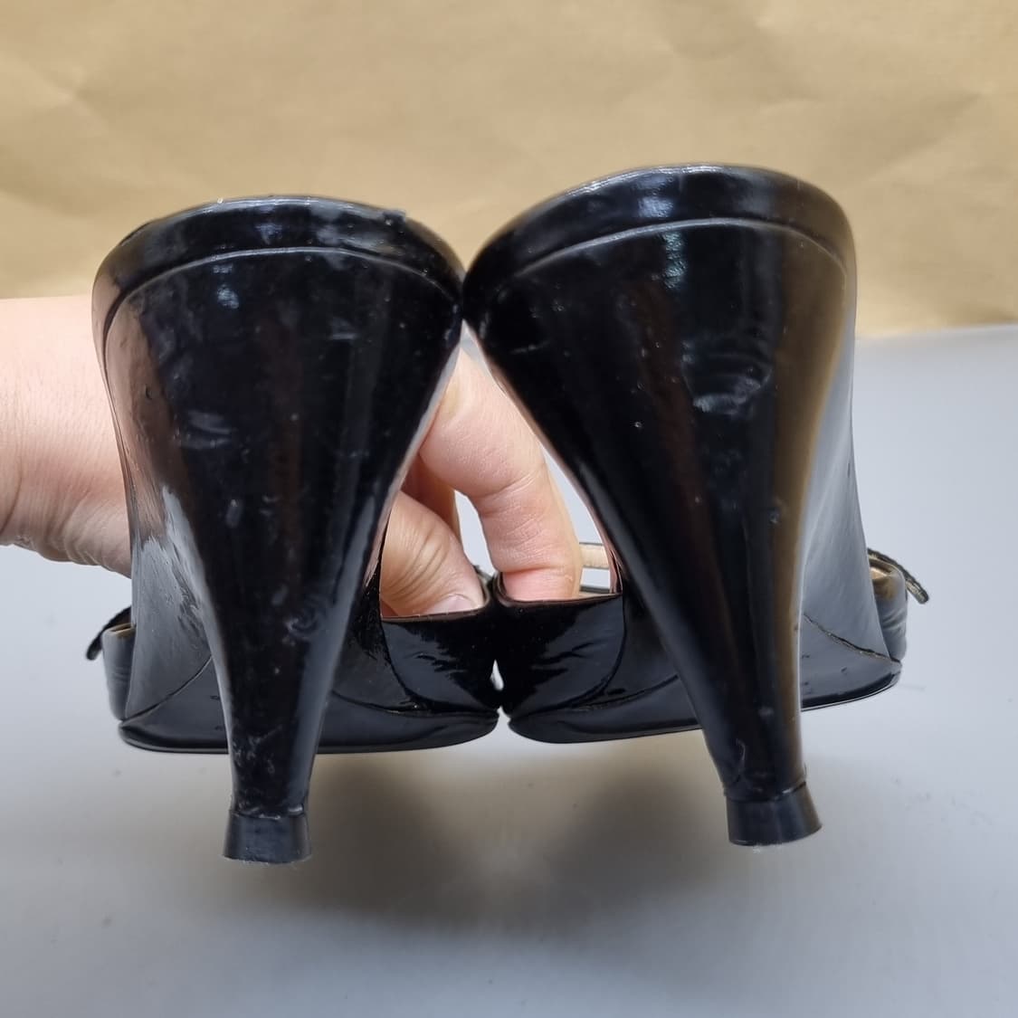 프라다 여성슬리퍼 36 220 굽8.5 상품이미지4