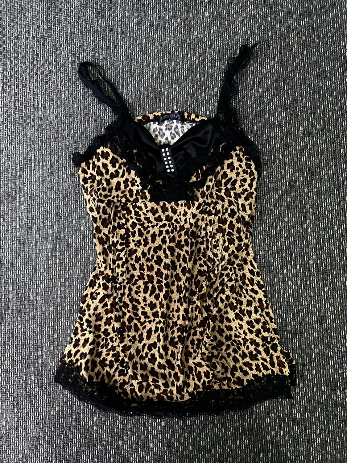  [CORNFLAKE]Lace Detail Leopard 갸루 상품이미지6