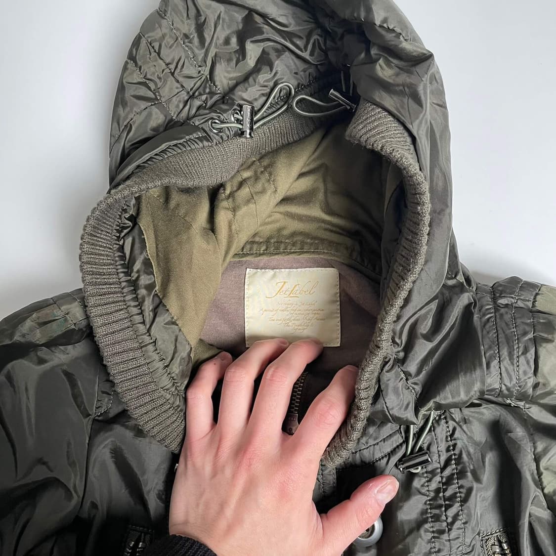 Jetlabel 나일론 립 포인트 후디 파카 상품이미지7