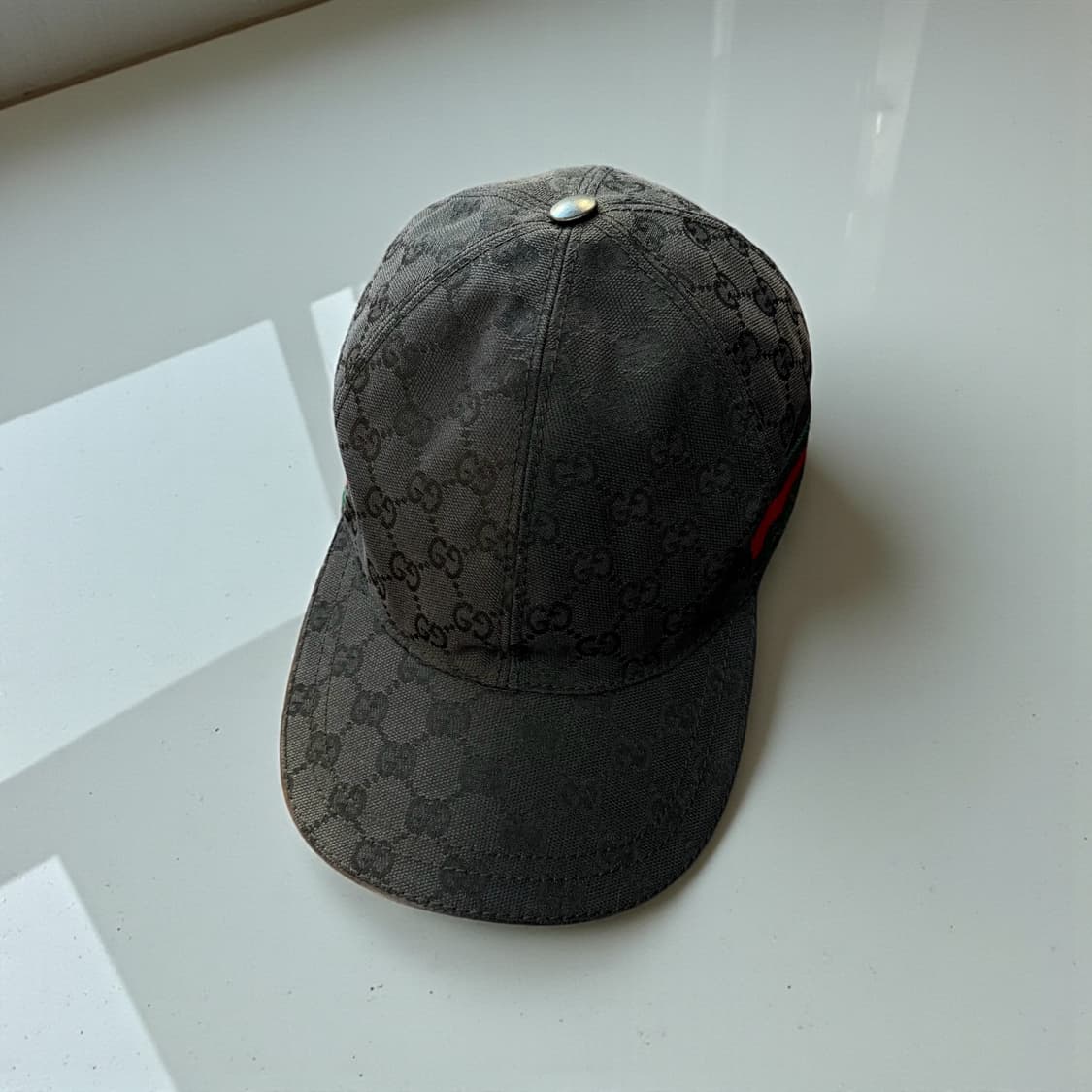 M/ 구찌 GG모노그램 3선스트랩 볼캡 상품이미지2
