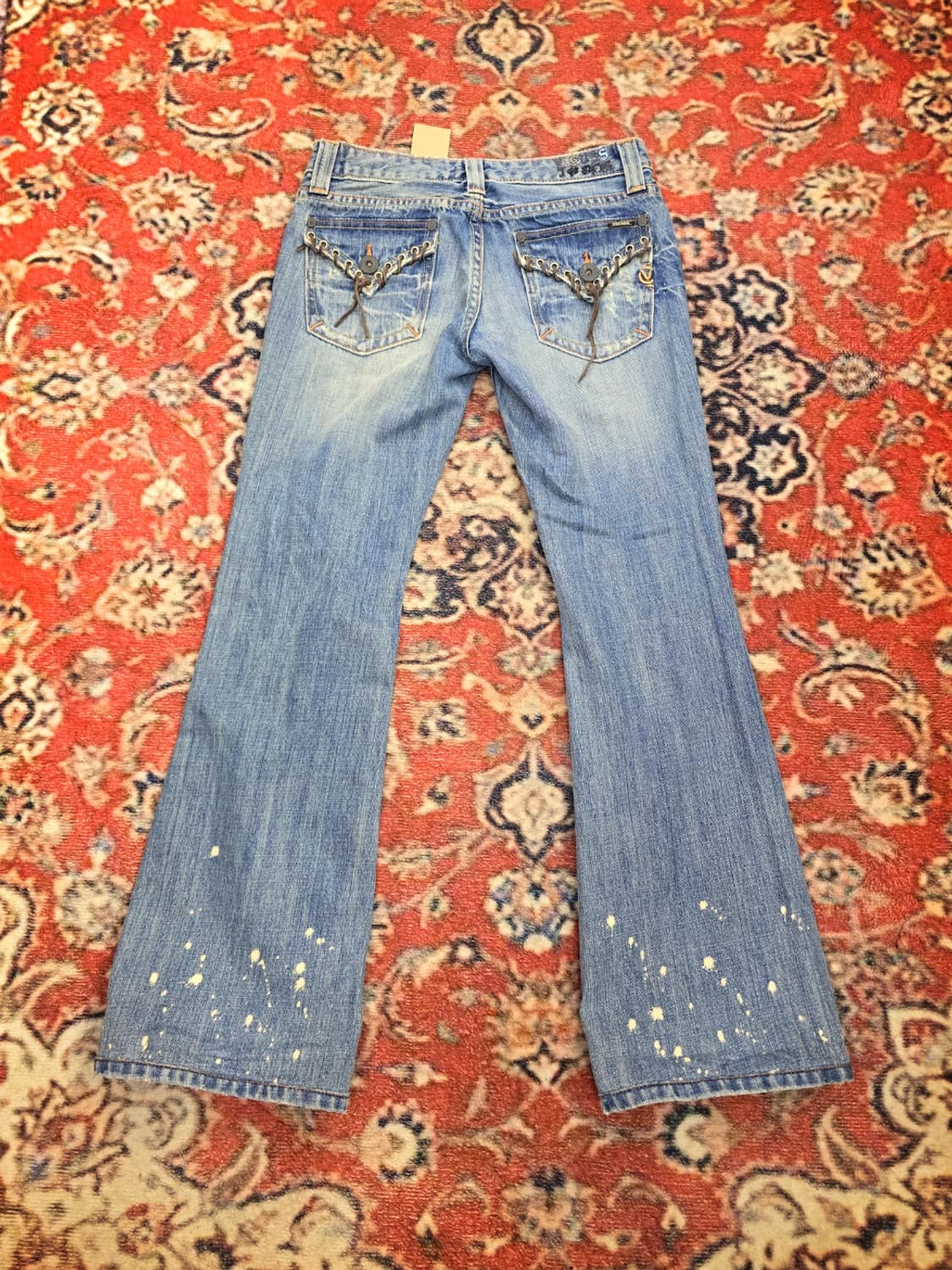 비고스(VIGOSS)로우 라이즈 부츠컷 데님팬츠 상품이미지2