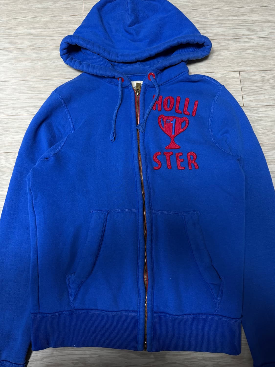 홀리스터 블루 후드집업 s 상품이미지2