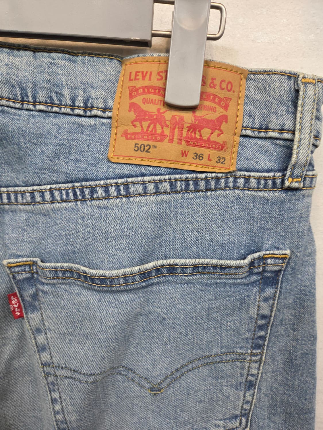리바이스 빈티지 502 연청 데님팬츠 36 상품이미지3