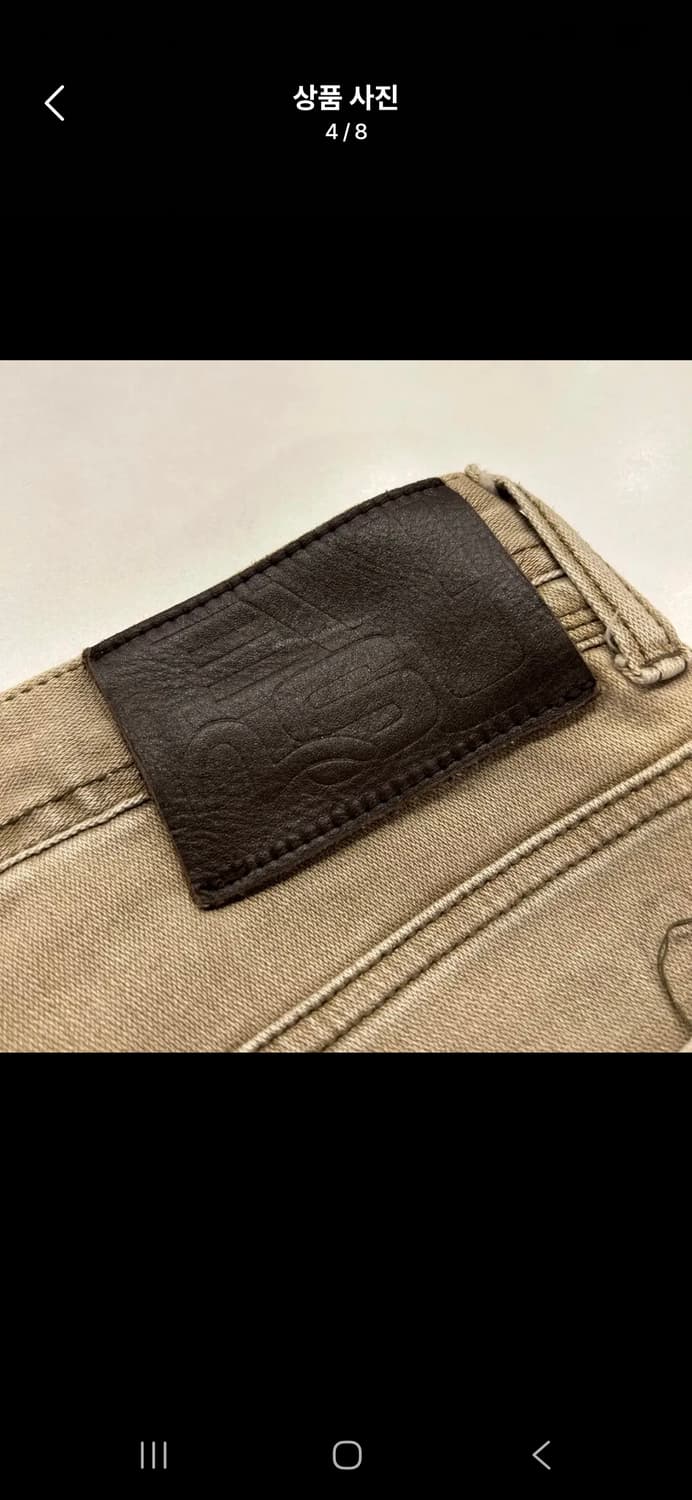 (마지막특가) 에비수 빈티지 워싱 반바지 30 상품이미지4