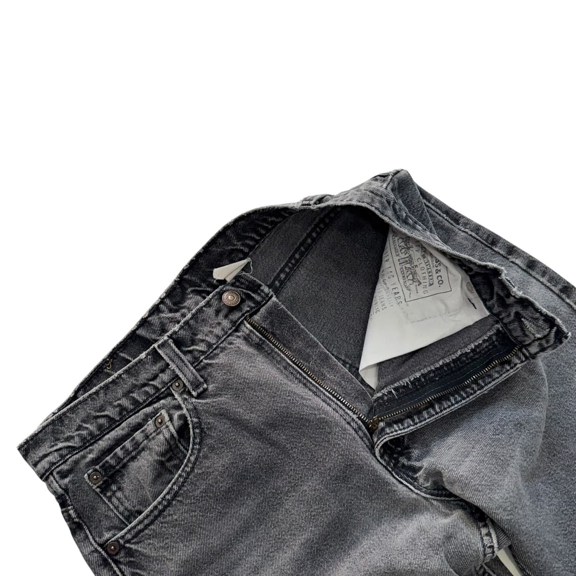 [31] 90's 리바이스 505 그레이진 블랙진 USA [lv1055] 상품이미지3