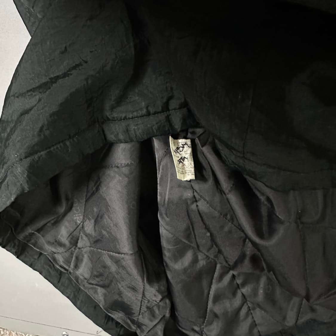 아디다스 후드 누빔 점퍼 바람막이 블랙 검흰 110 [011406] 상품이미지5