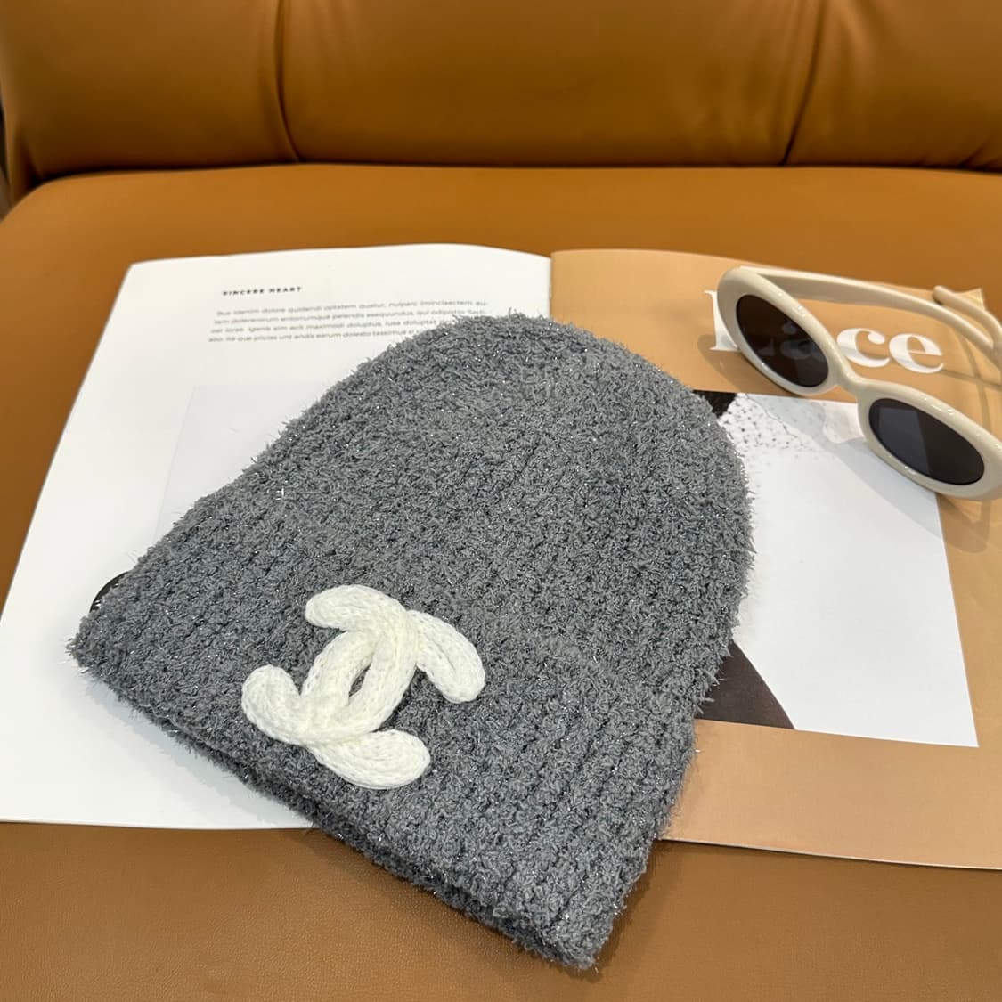 샤넬 캐시미어 비니 그레이 상품이미지1