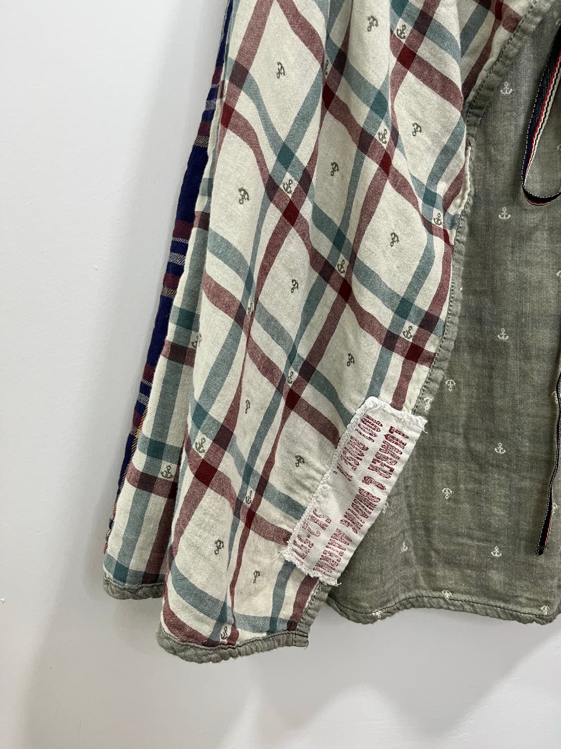 일본 빈티지 모리걸 바선생 패치워크 레이어드  롱스커트  상품이미지4