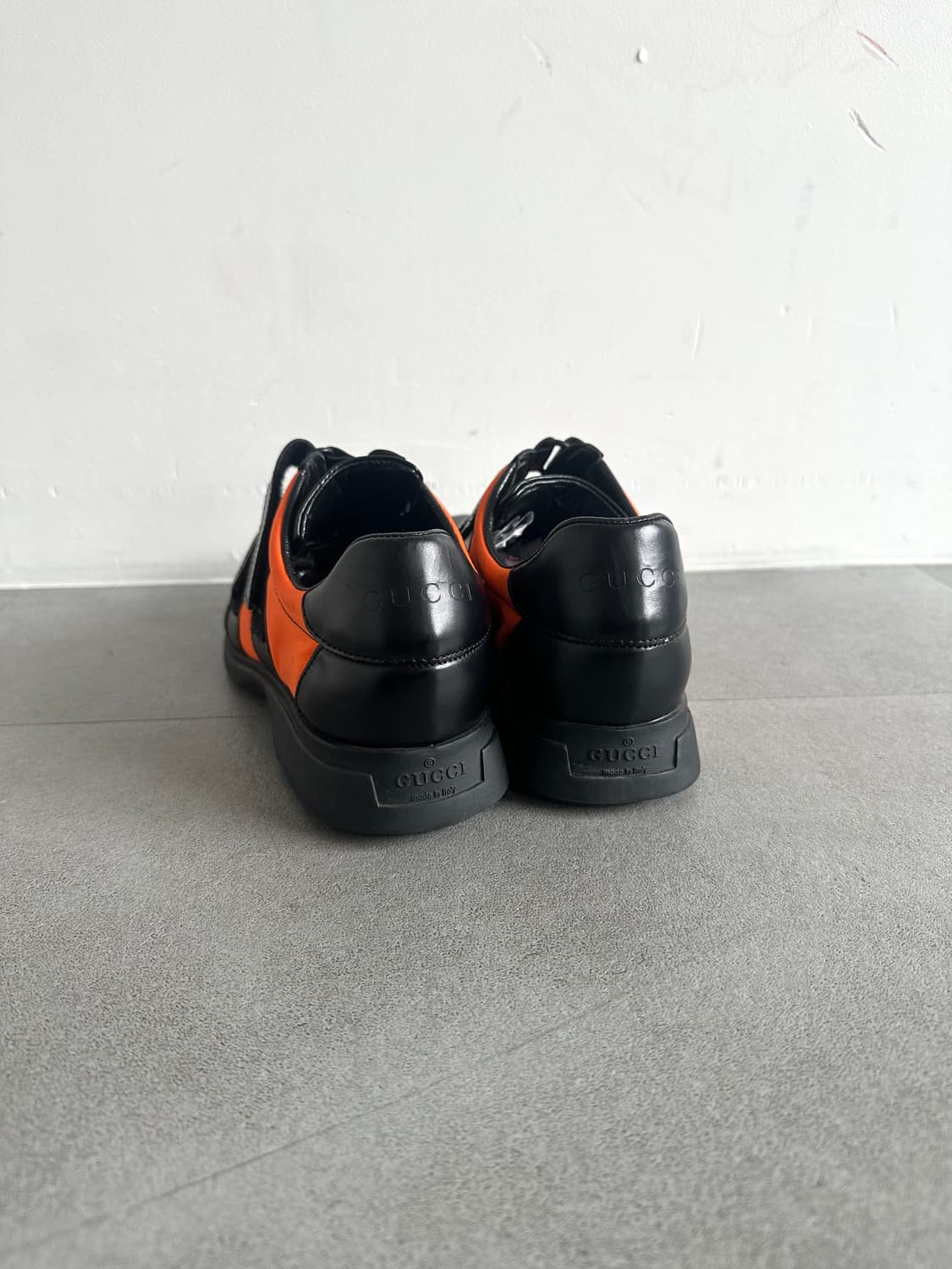 구찌 2000s 오렌지 벨크로 테크 스니커즈 상품이미지6