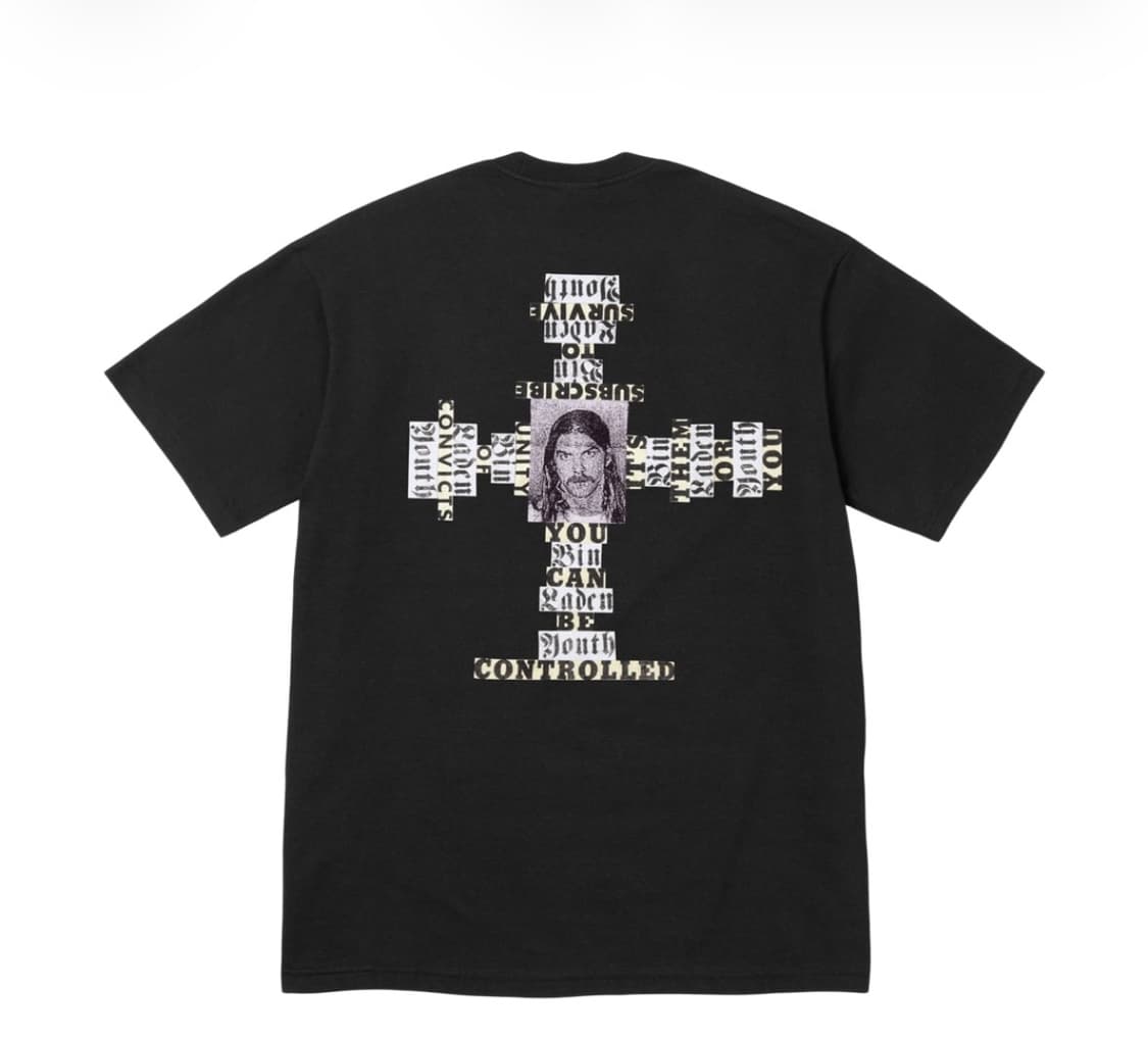 슈프림 대쉬 스노우 티셔츠 블랙  상품이미지1