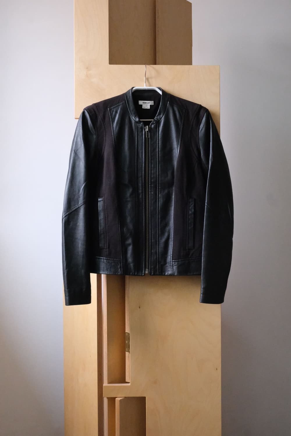 HELMUT LANG Panel Leather Blouson 상품이미지1