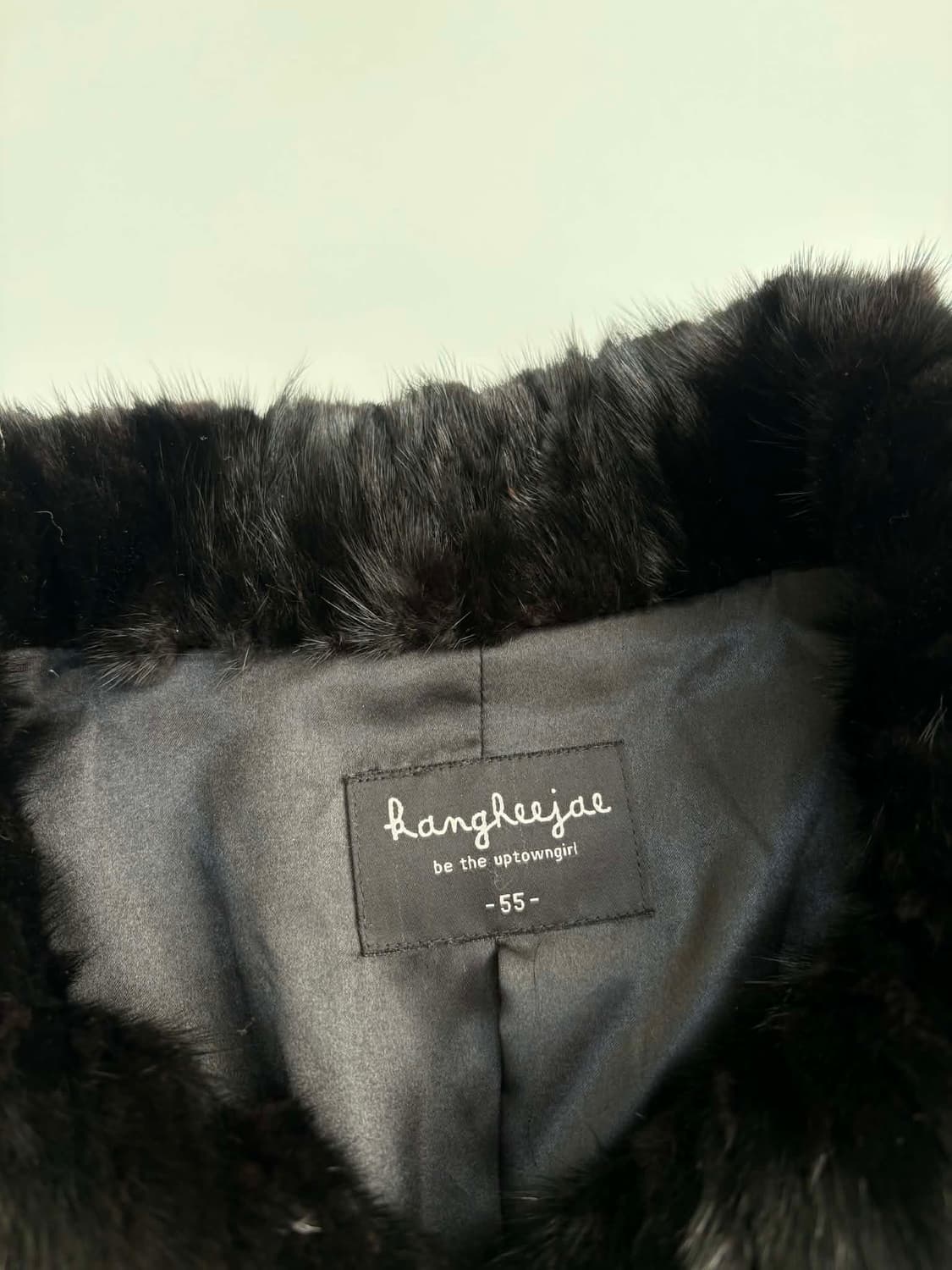 [55] 랑희재 블랙 밍크 퍼 숏 자켓 상품이미지5