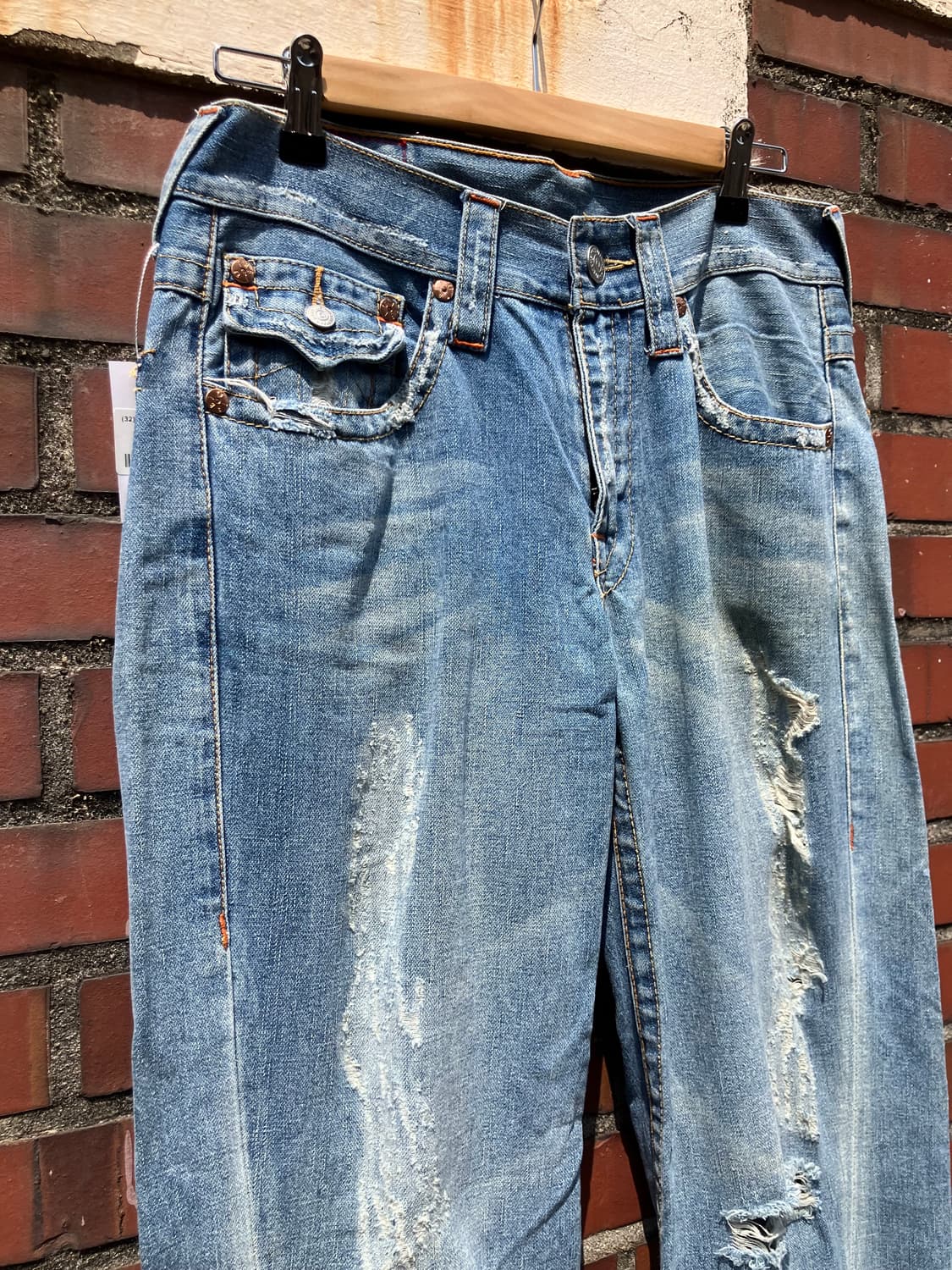 True Religion 디스트로이드 부츠컷 데님 32  상품이미지3