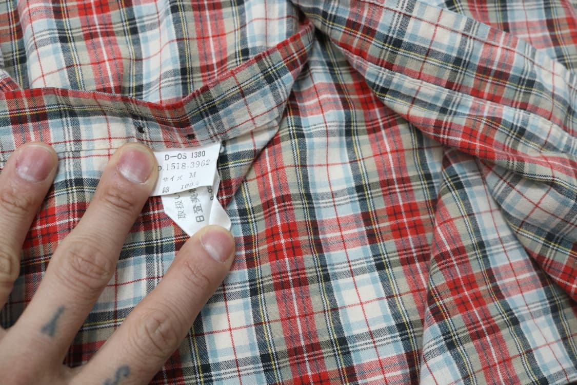 챕스 랄프로렌 빈티지 체크 셔츠 상품이미지5