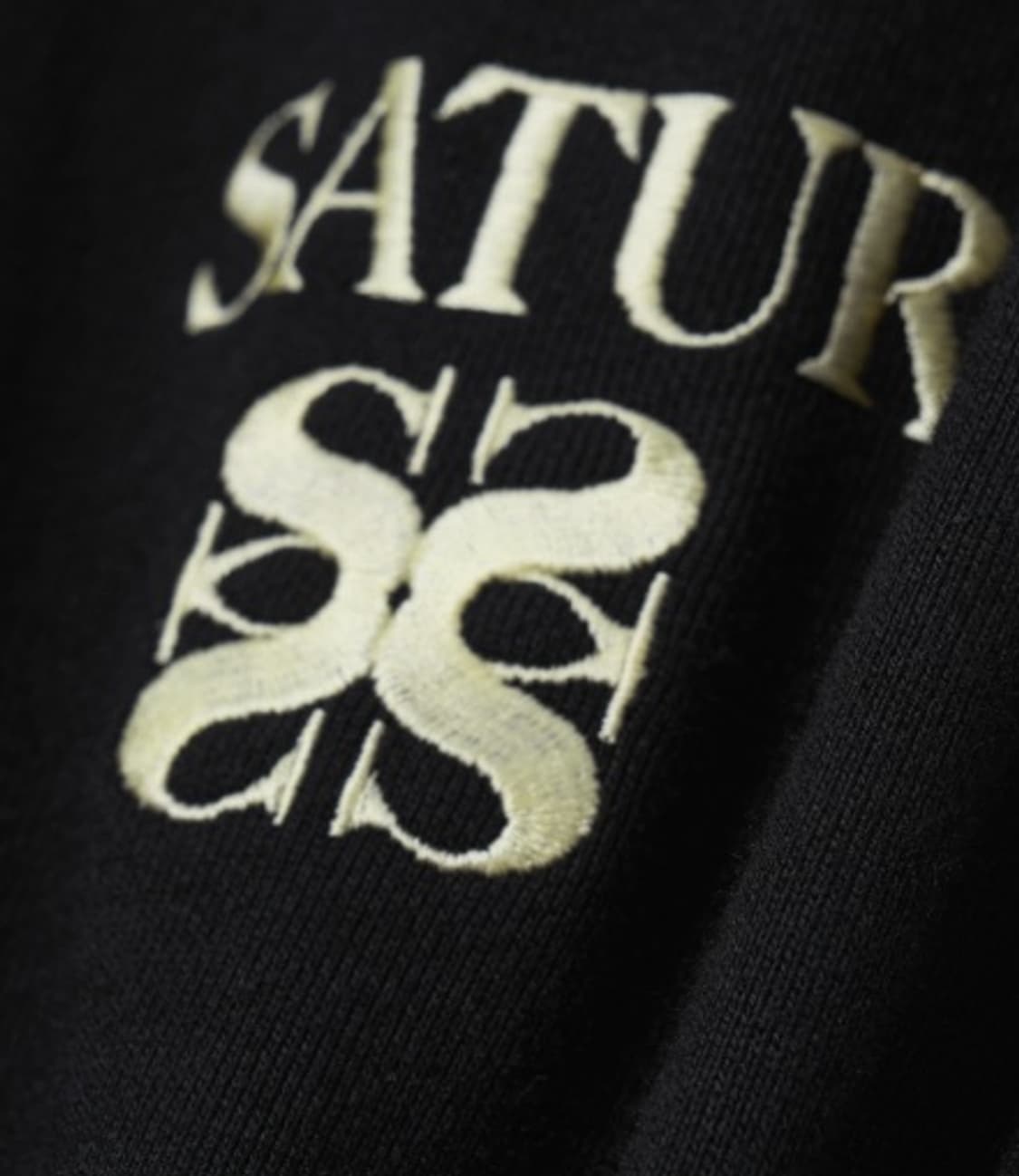 세터 (SATUR) 클래식 로고 후드 집업 클래식 Black_L 상품이미지5