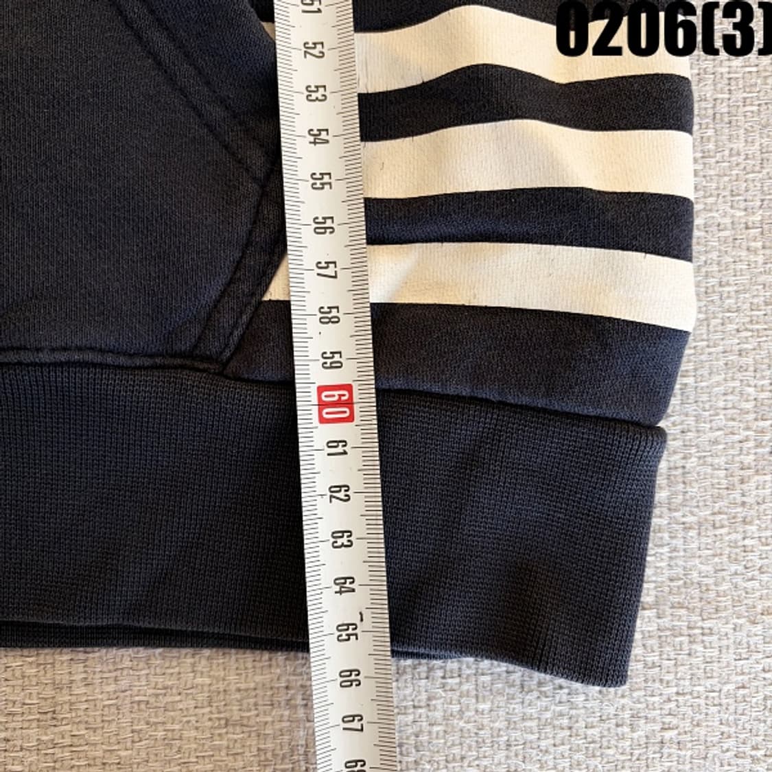 [105] 아디다스 삼선 블랙 코튼 후드집업 0206(3) 상품이미지7