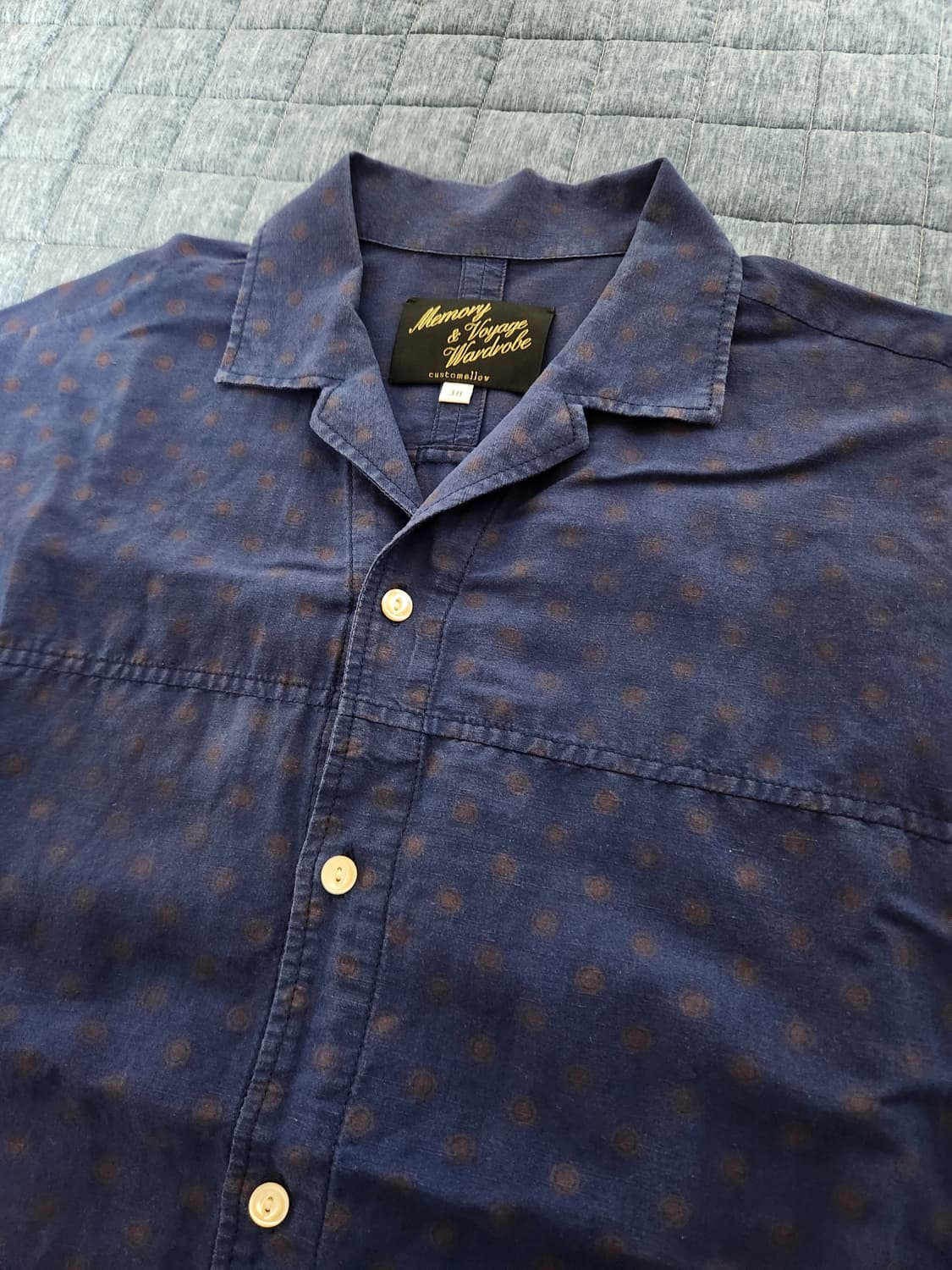 커스텀멜로우 린넨 쿠반 셔츠 상품이미지4