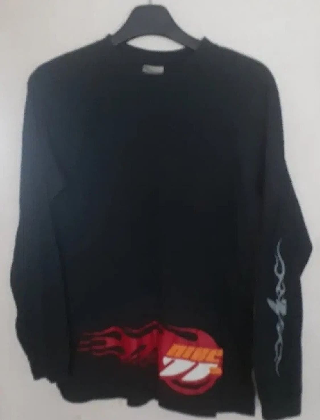 나이키 키즈 플레임 긴팔 티셔츠 블랙 XL 95 상품이미지1